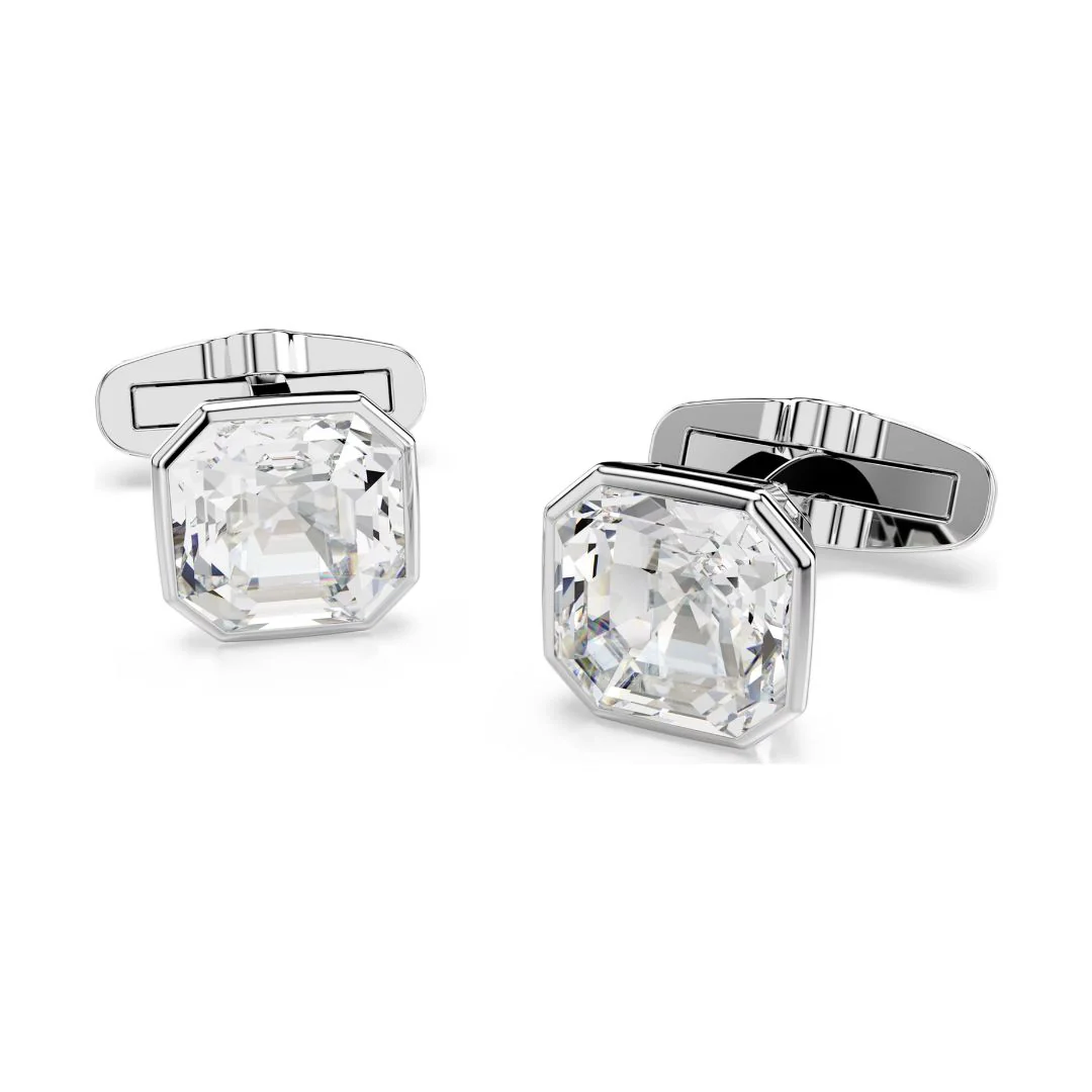 Swarovski Millenia kalvosinnapit, vaalea metalli ja kirkkaat kristallit 5733306