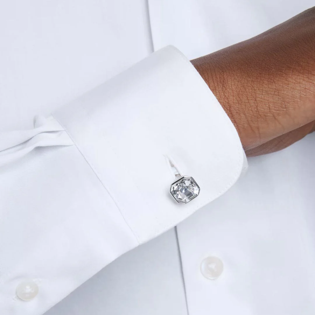 Swarovski Millenia kalvosinnapit, vaalea metalli ja kirkkaat kristallit 5733306 - Image 2