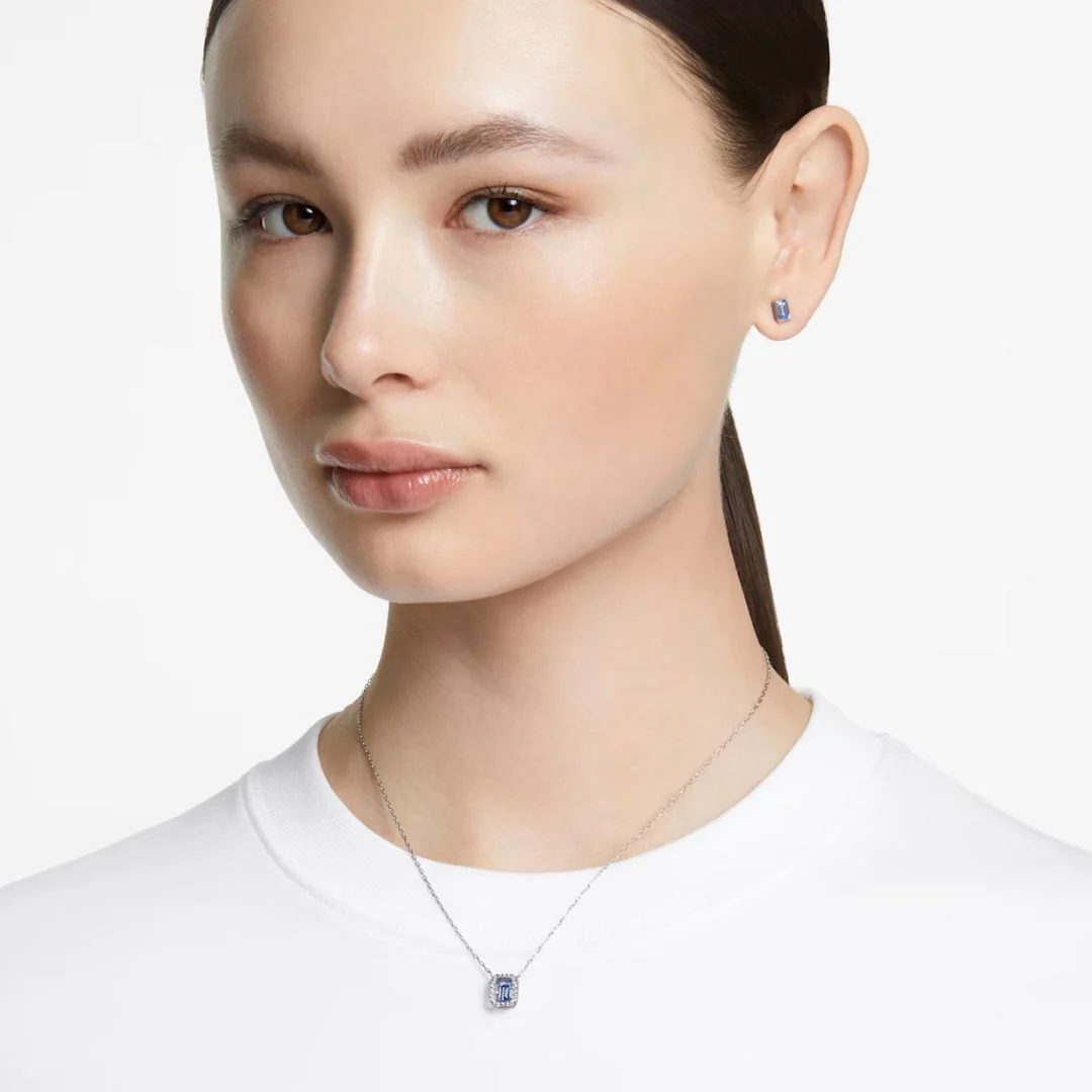 Swarovski Millenia kaulakoru ja korvakorut, sinisillä kristalleilla - Image 3