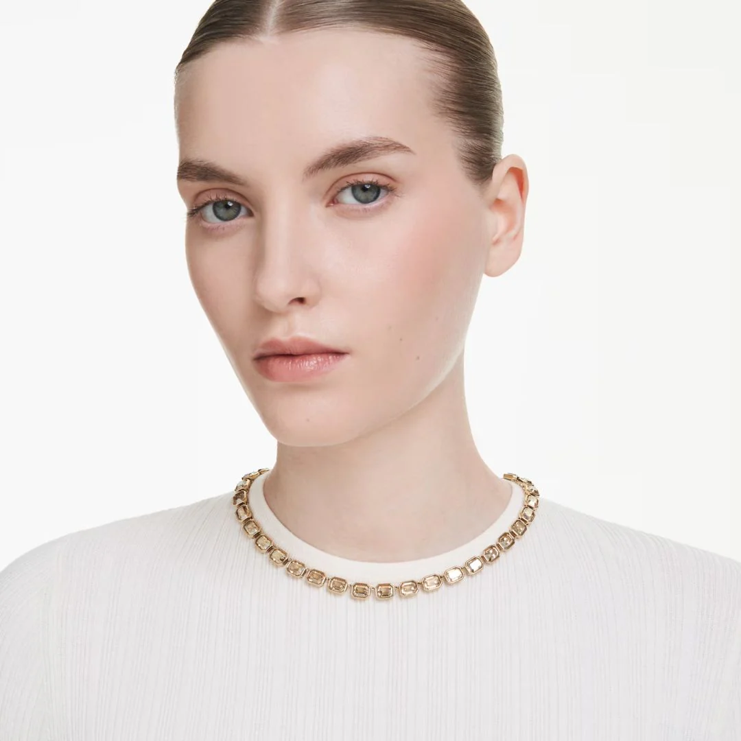 Swarovski Millenia kaulakoru, keltakullanväri ja ruskeat kristallit 5718674 - Image 2
