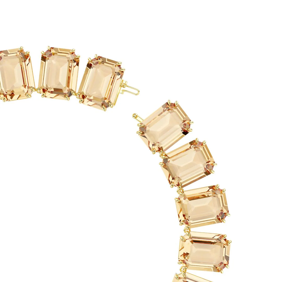 Swarovski Millenia kaulakoru, keltakullanväri ja ruskeat kristallit 5720911 - Image 5