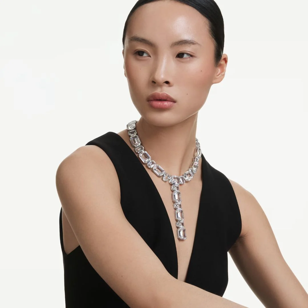 Swarovski Millenia kaulakoru, vaalea metalli ja kirkkaat kristallit 5705799 - Image 3