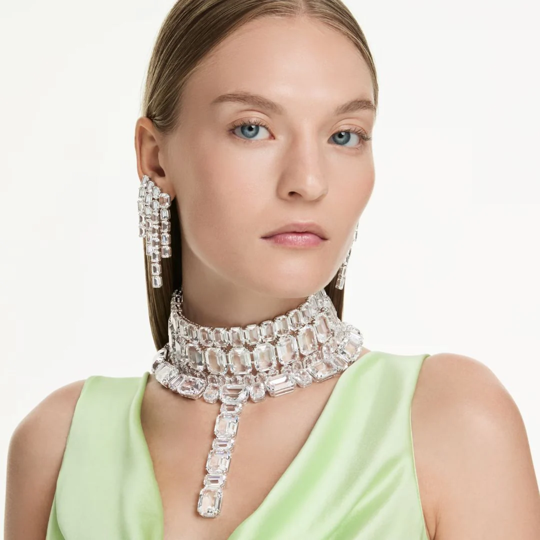 Swarovski Millenia kaulakoru, vaalea metalli ja kirkkaat kristallit 5705799 - Image 4