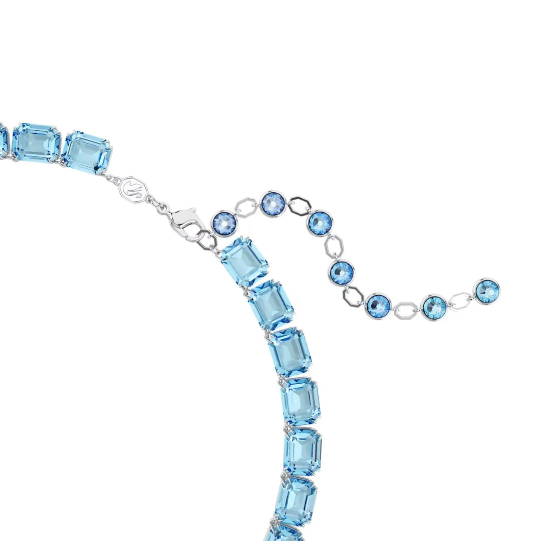 Swarovski Millenia kaulakoru, vaalea metalli ja siniset kristallit 5694136 - Image 3