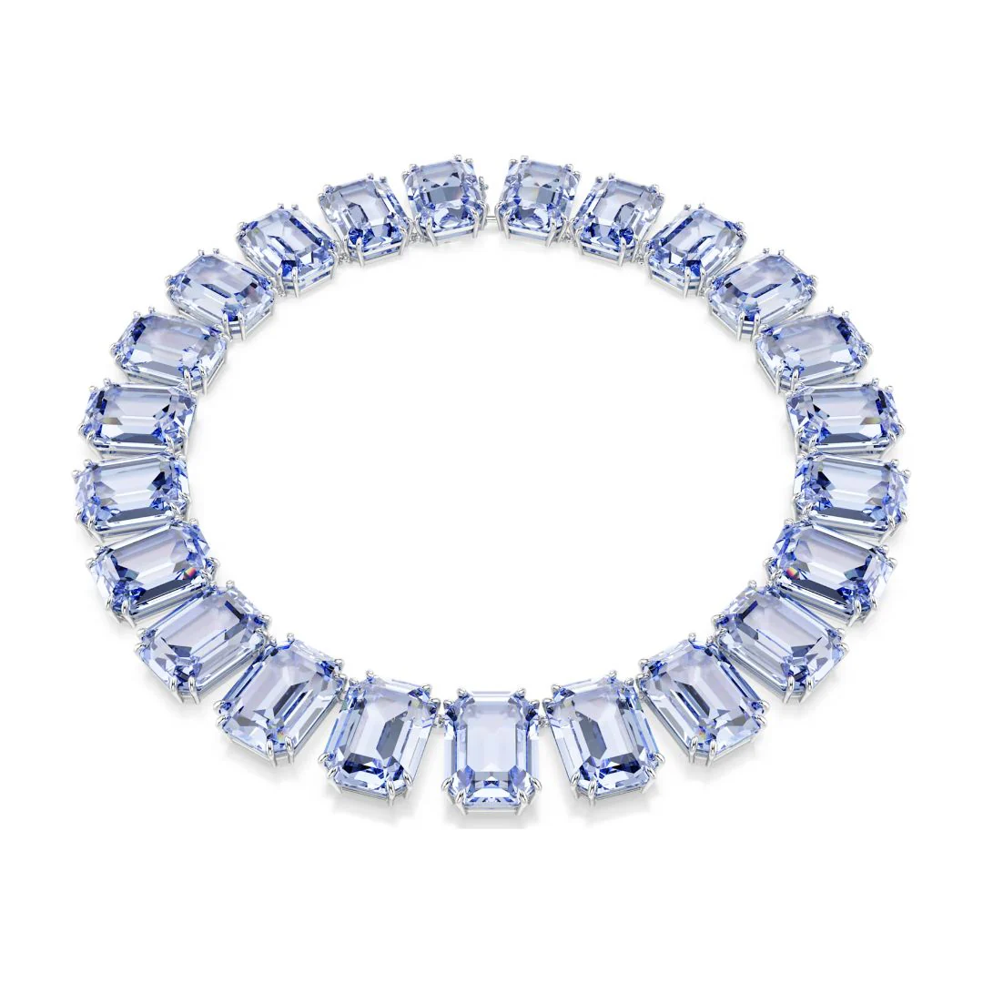 Swarovski Millenia kaulakoru, vaalea metalli ja siniset kristallit 5714397