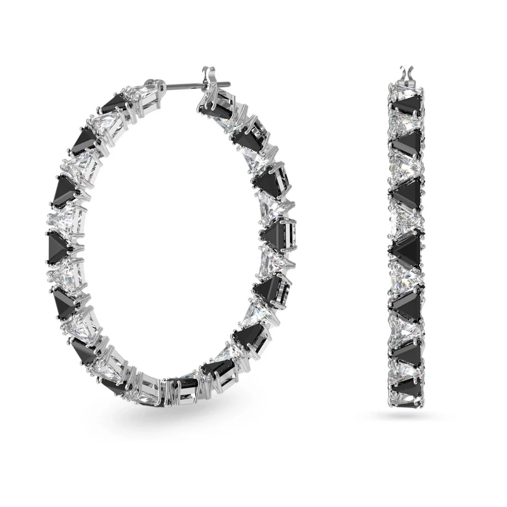 Swarovski Millenia korvakorut kirkkailla ja mustilla kristalleilla, 5616911