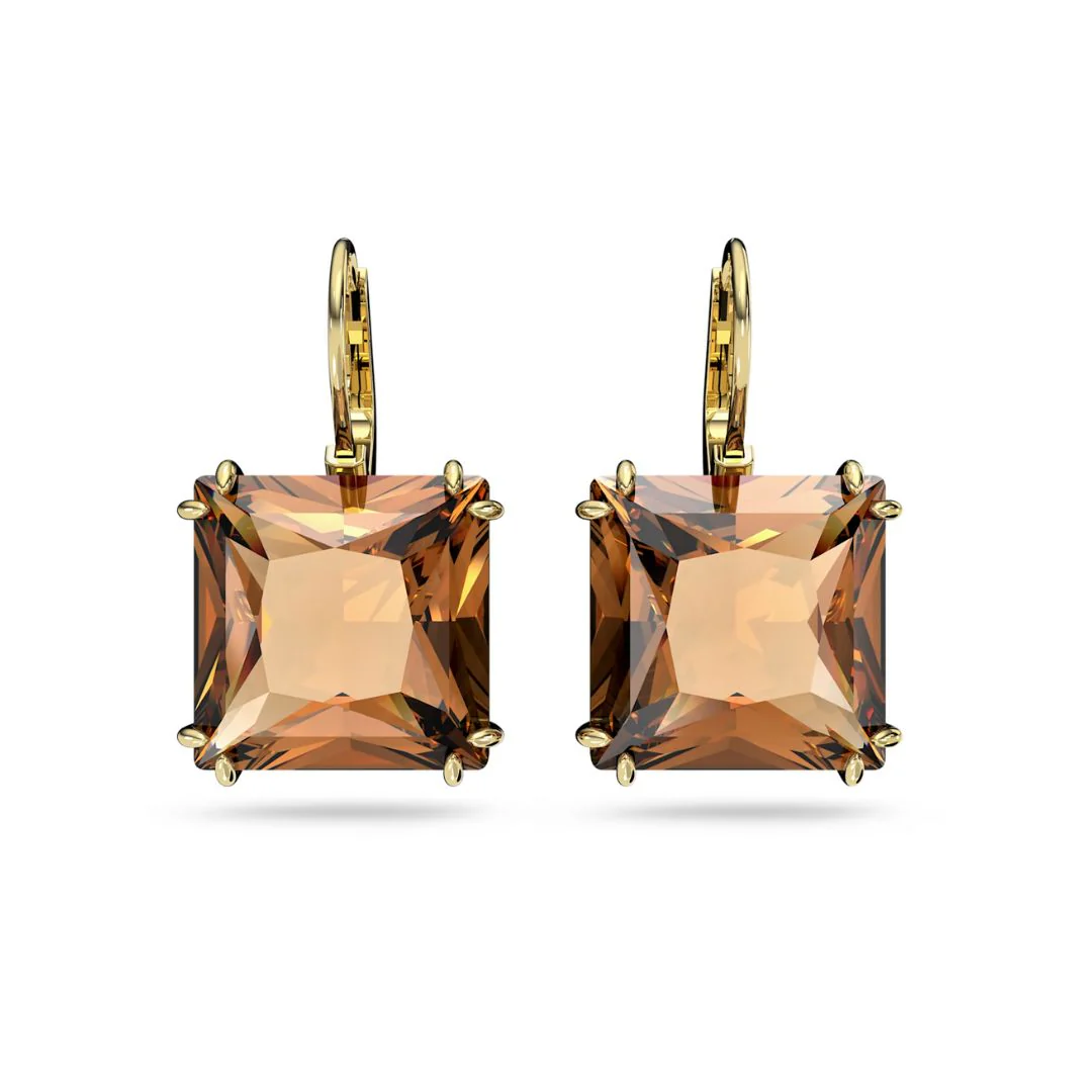 Swarovski Millenia korvakorut, ruskeat kristallit