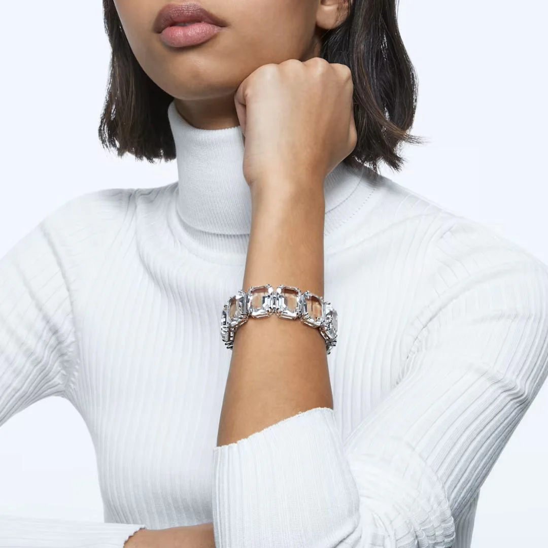 Swarovski Millenia rannekoru suorakaiteen muotoisilla kristalleilla - Image 2