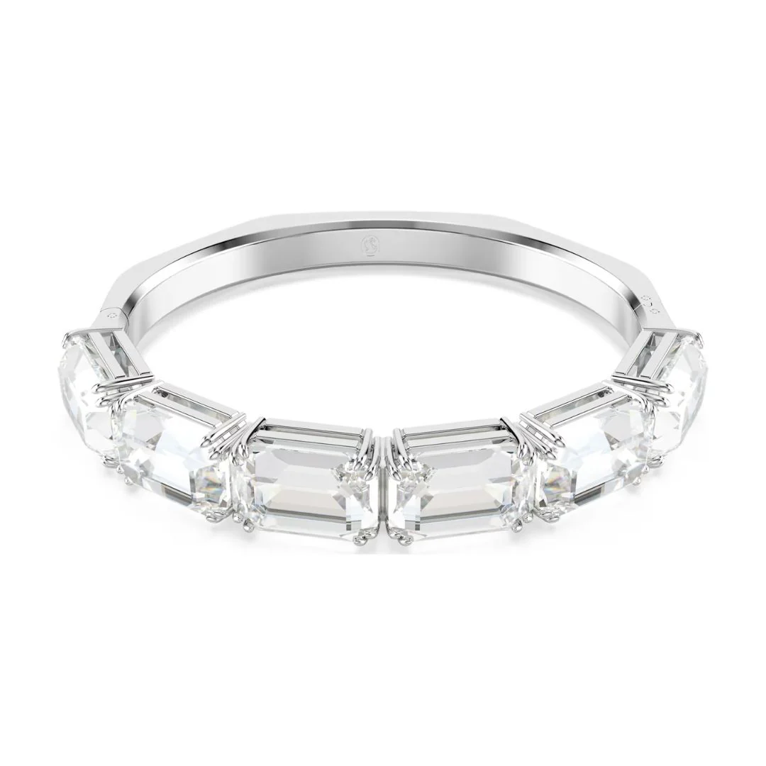 Swarovski Millenia rannekoru, vaalea metalli ja kirkkaat kristallit