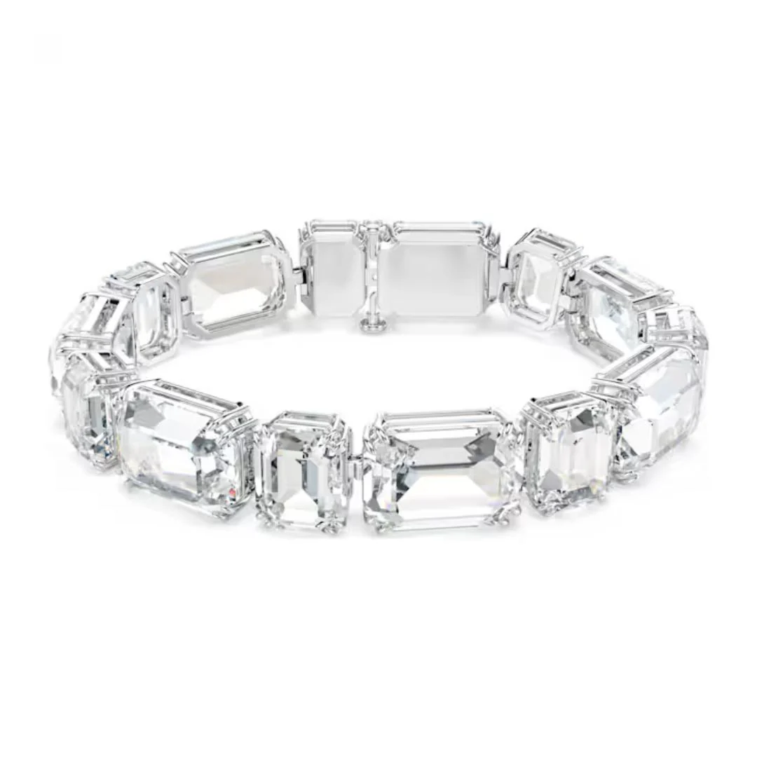 Swarovski Millenia rannekoru, vaalea metalli ja kirkkaat kristallit 5705770