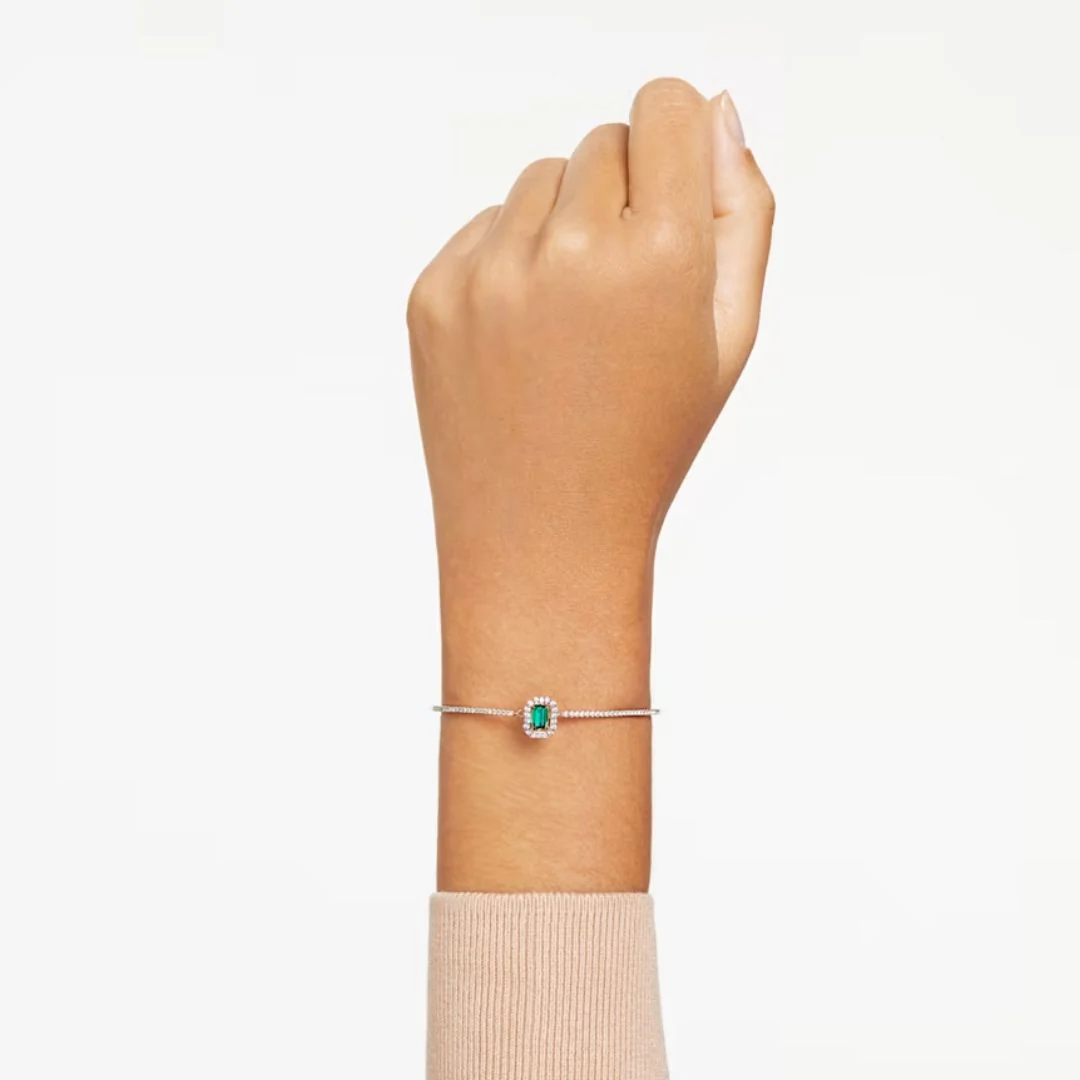 Swarovski Millenia rannekoru, ruusukullanväri ja vihreä kristalli 5650071 - Image 2