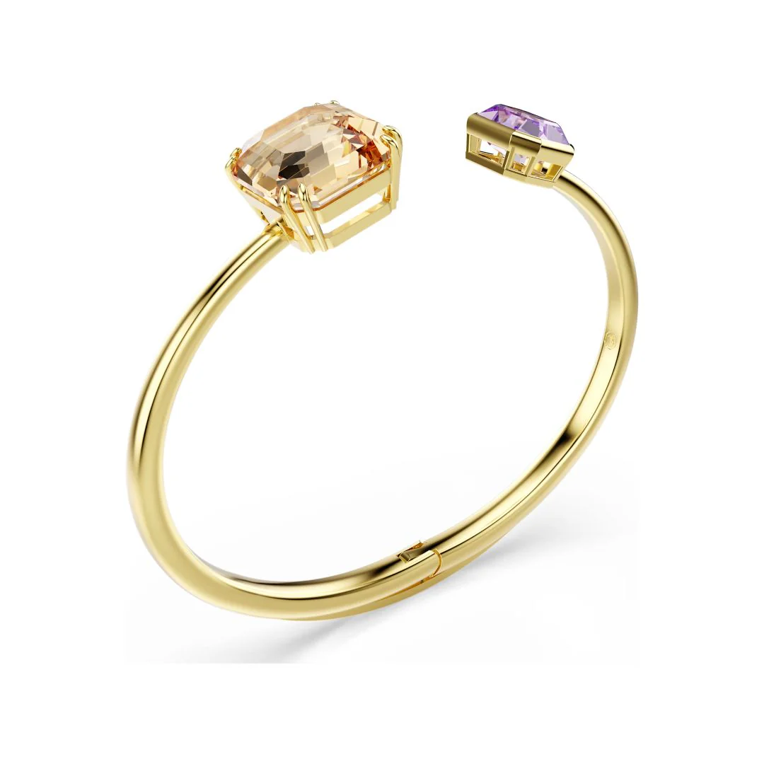Swarovski Millenia rannerengas, keltakullanväri, violetti ja ruskea kristalli - Image 3