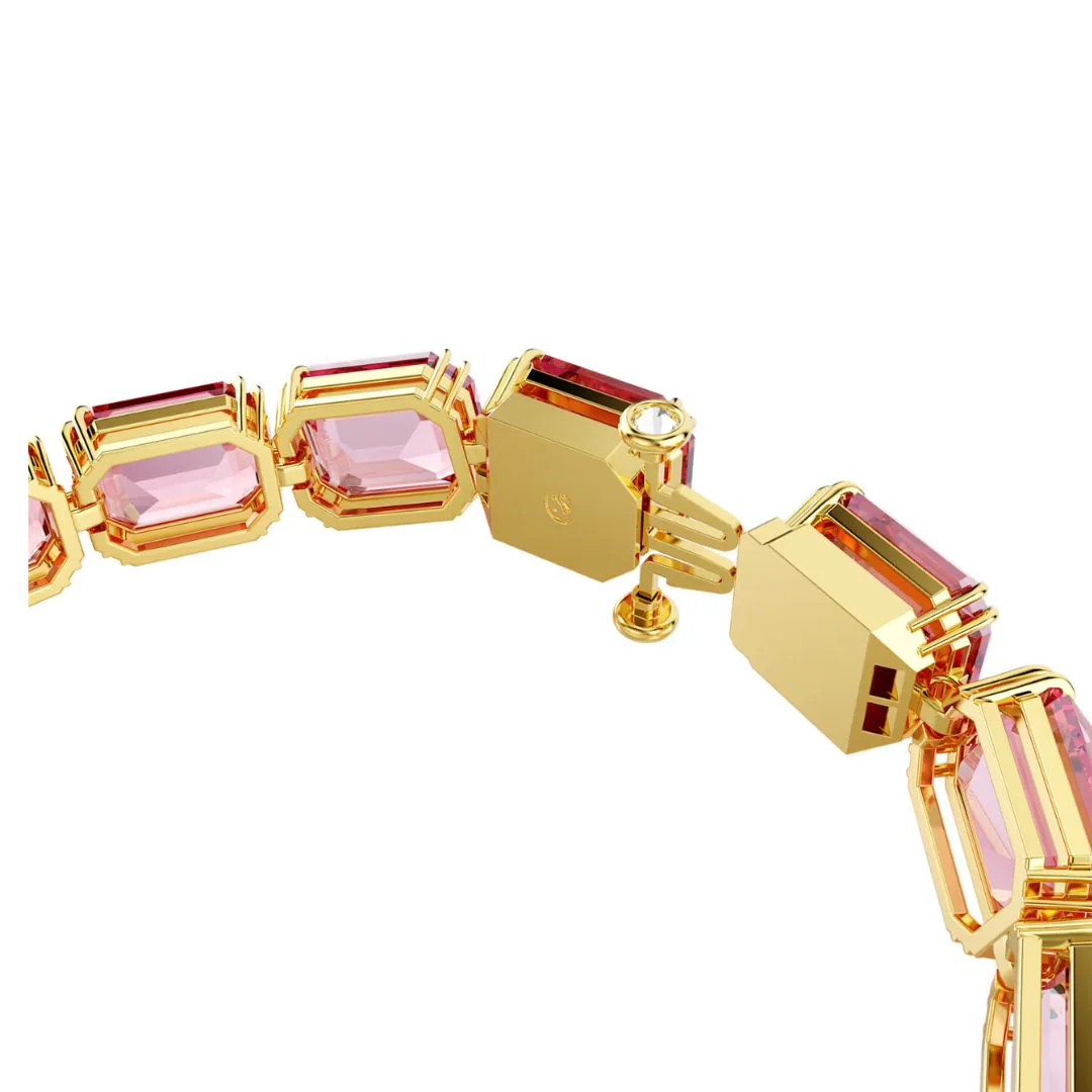 Swarovski Millenia Tennis rannekoru, keltakullanväri ja pinkit kristallit 5683428 - Image 4