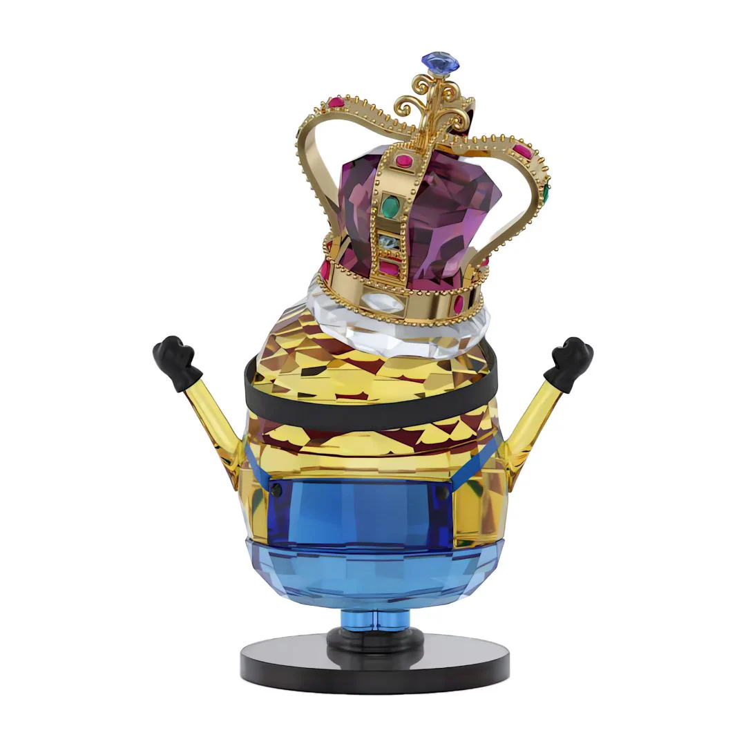 Swarovski Minions King Bob -kristallifiguuri, 5692030 - Image 4