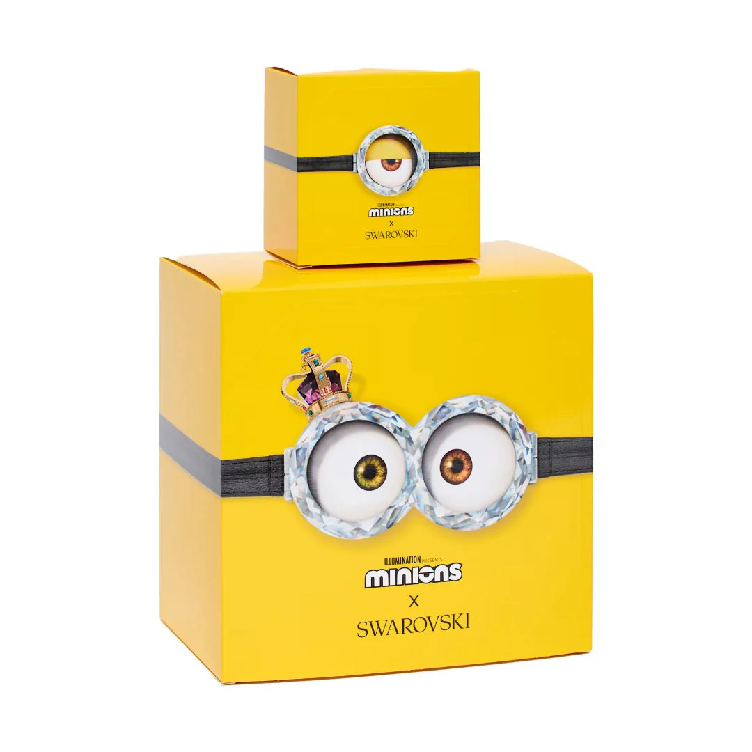 Swarovski Minions King Bob -kristallifiguuri, 5692030 - Image 5