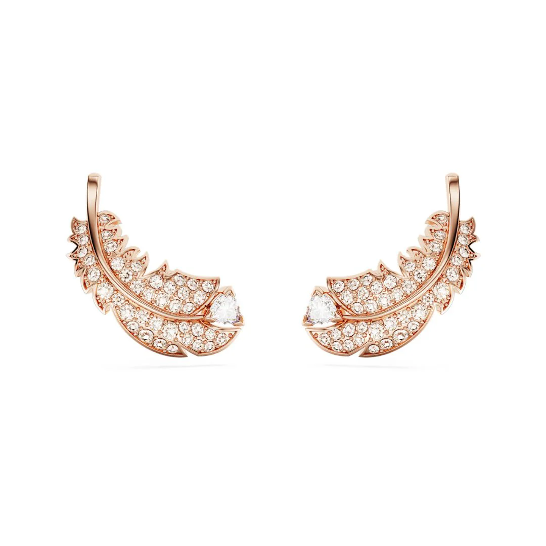 Swarovski Nice korvakorut, ruusukullanväri ja kirkkaat kristallit, 5663490