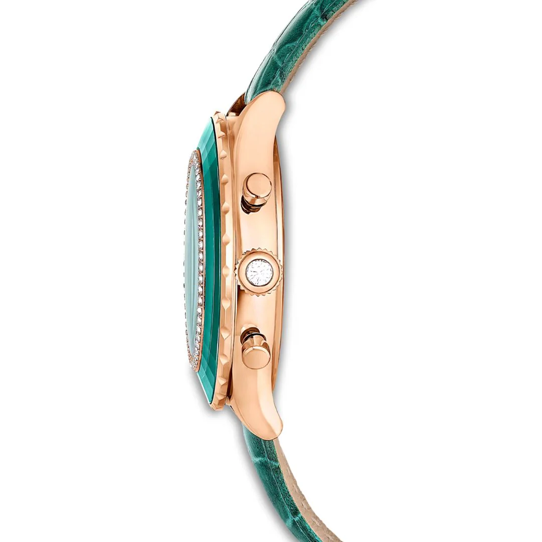 Swarovski Octea chrono rannekello, ruusukullanväri ja kirkkaat kristallit, 5672931 - Image 6