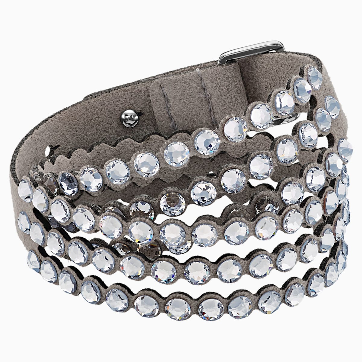 Swarovski Power Collection kristallirannekoru, vaaleanharmaa - Image 2