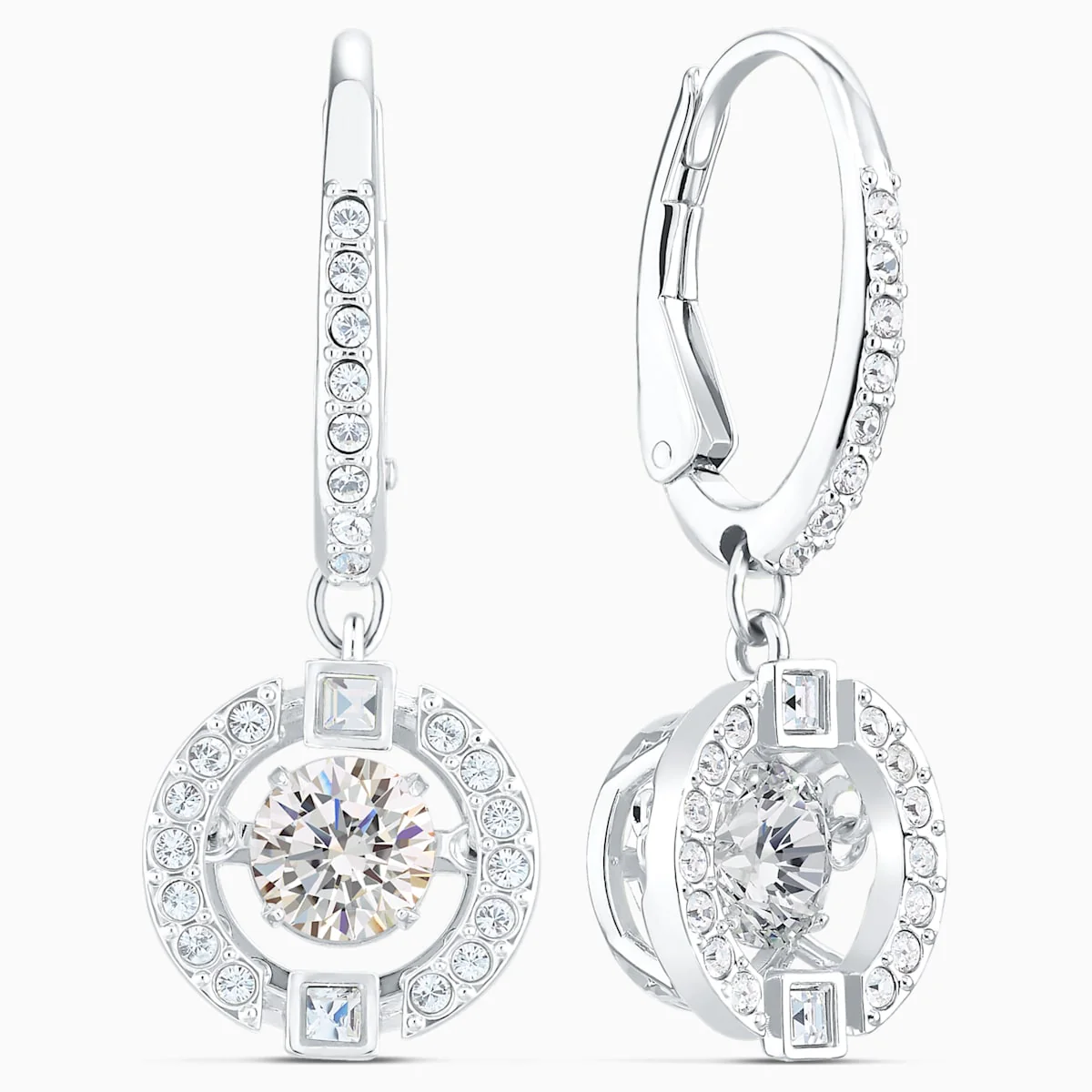Swarovski Sparkling Dance korvakorut, valkoinen - Image 2