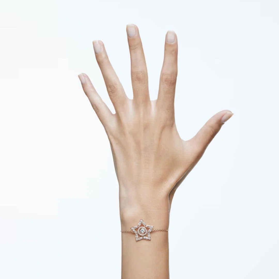 Swarovski Stella Star rannekoru, ruusukullanväri ja kirkkaat kristallit, 5617882 - Image 2