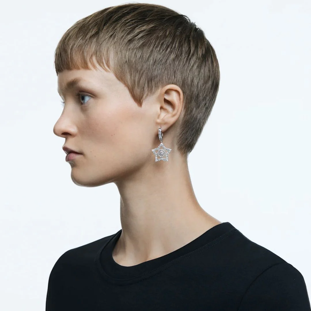 Swarovski Stella vaaleat kristallikorvakorut - Image 3