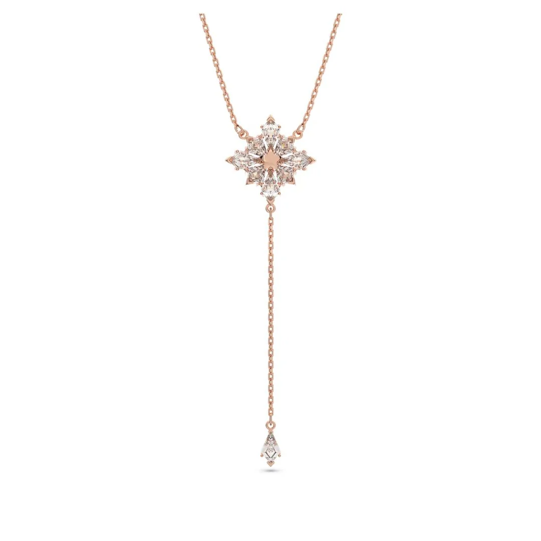 Swarovski Stella Y riipus, ruusukullan värinen, kirkkaat kristallit