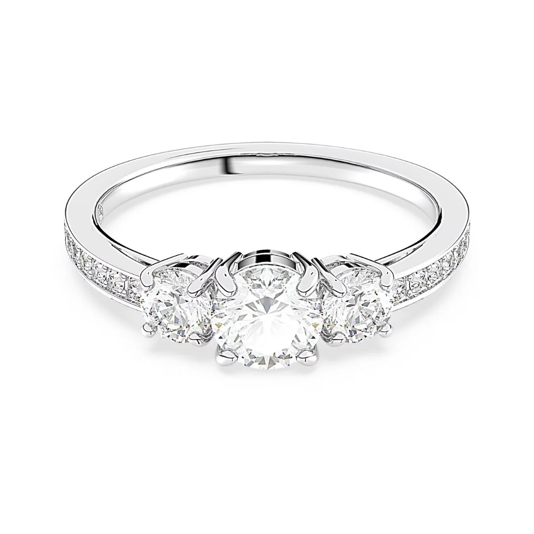 Swarovski Stilla Attract Trilogy sormus, kirkkaat kristallit