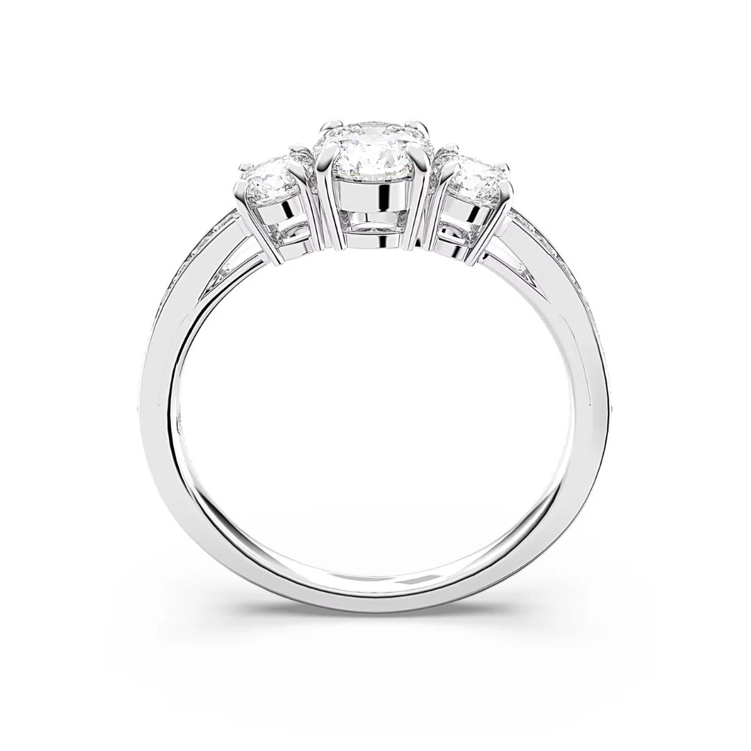 Swarovski Stilla Attract Trilogy sormus, kirkkaat kristallit - Image 2