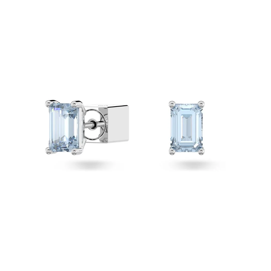 Swarovski Stilla korvakorut sinisillä kristalleilla