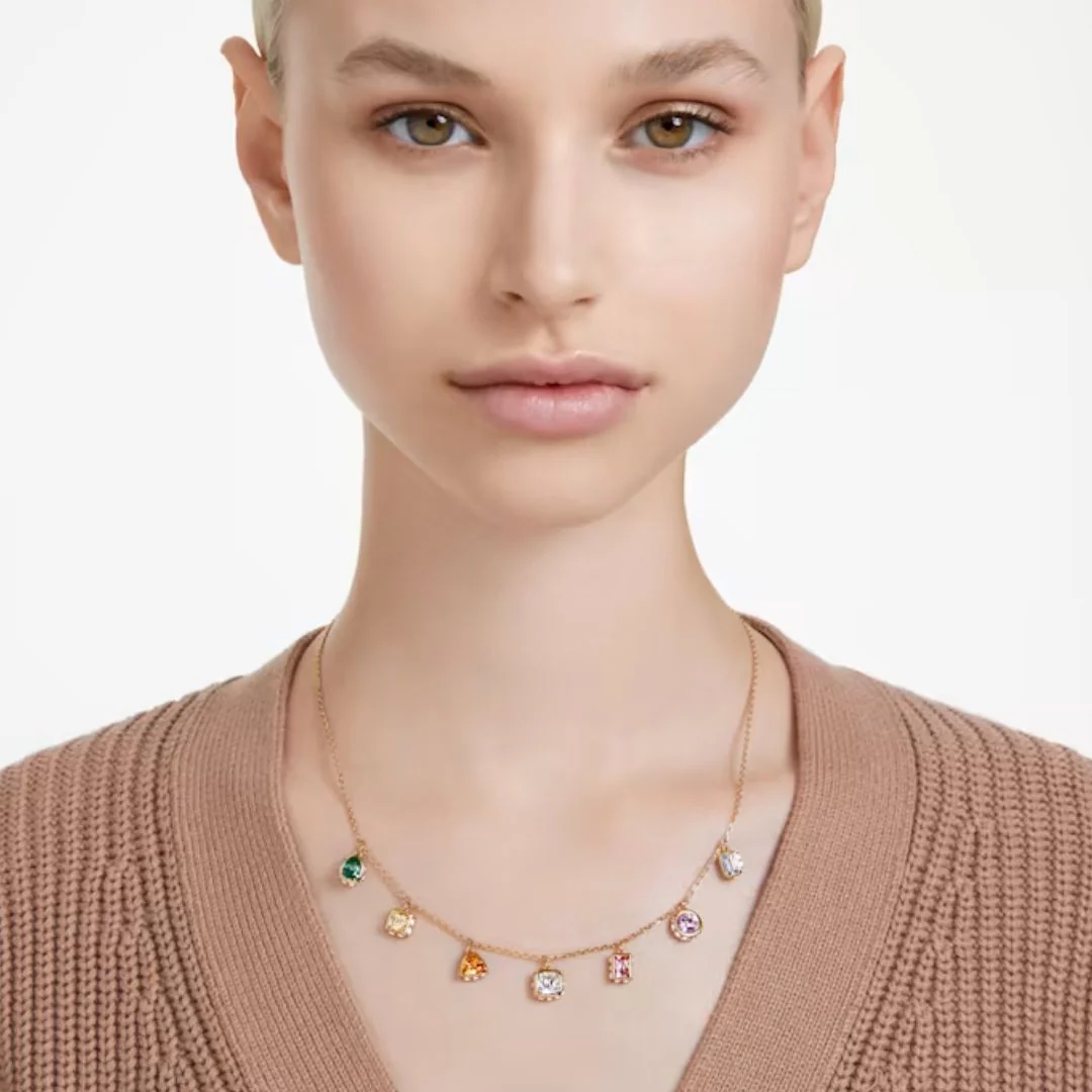 Swarovski Stilla kaulakoru, keltakullanväri ja eriväriset kristallit 5662918 - Image 3