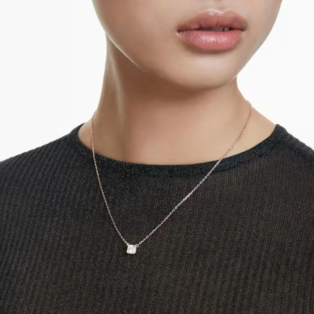 Swarovski Stilla riipus, ruusukullanväri ja kirkas zirkoni 5701904 - Image 2