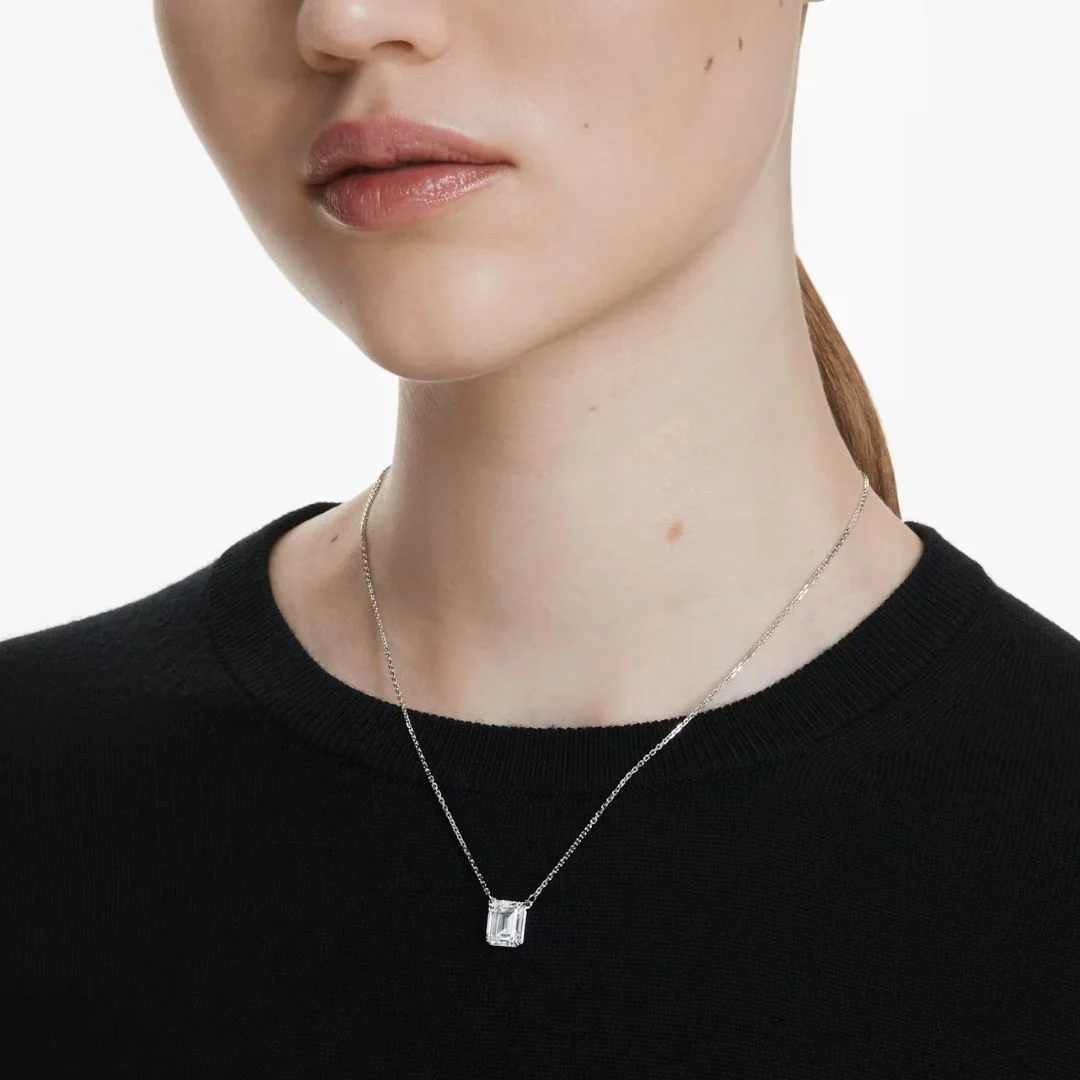 Swarovski Stilla riipus, vaalea metalli ja kirkas zirkoni 5693405 - Image 5