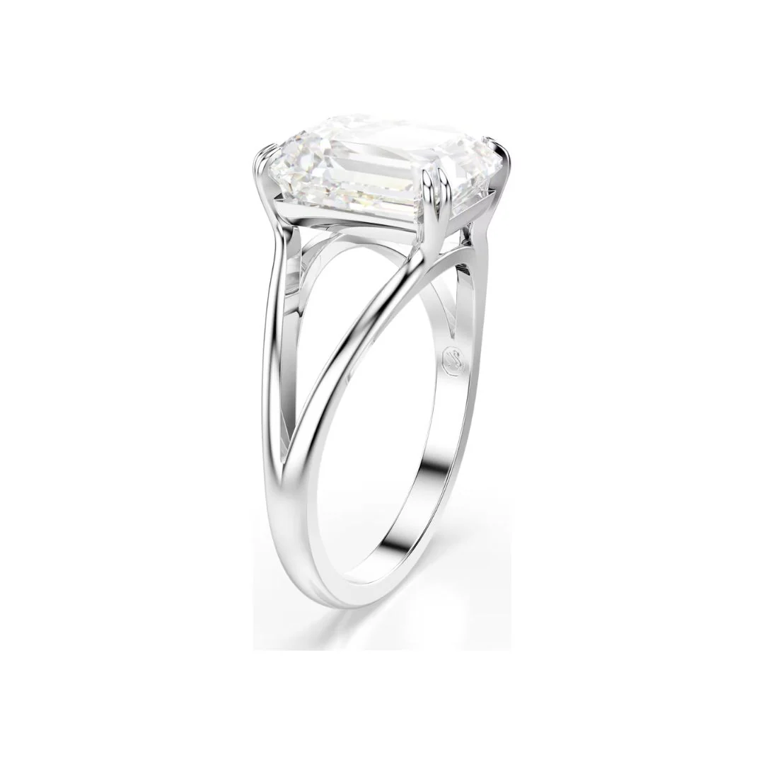 Swarovski Stilla sormus, vaalea metalli ja kirkas kristalli - Image 3