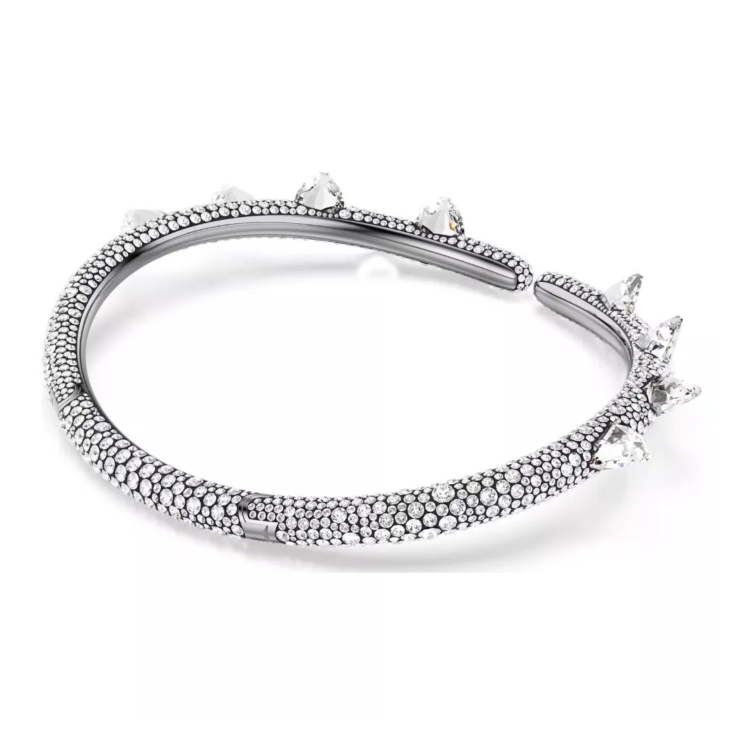 Swarovski Sublima choker kaulakoru, tumma metalli ja kirkkaat kristallit 5723286 - Image 5