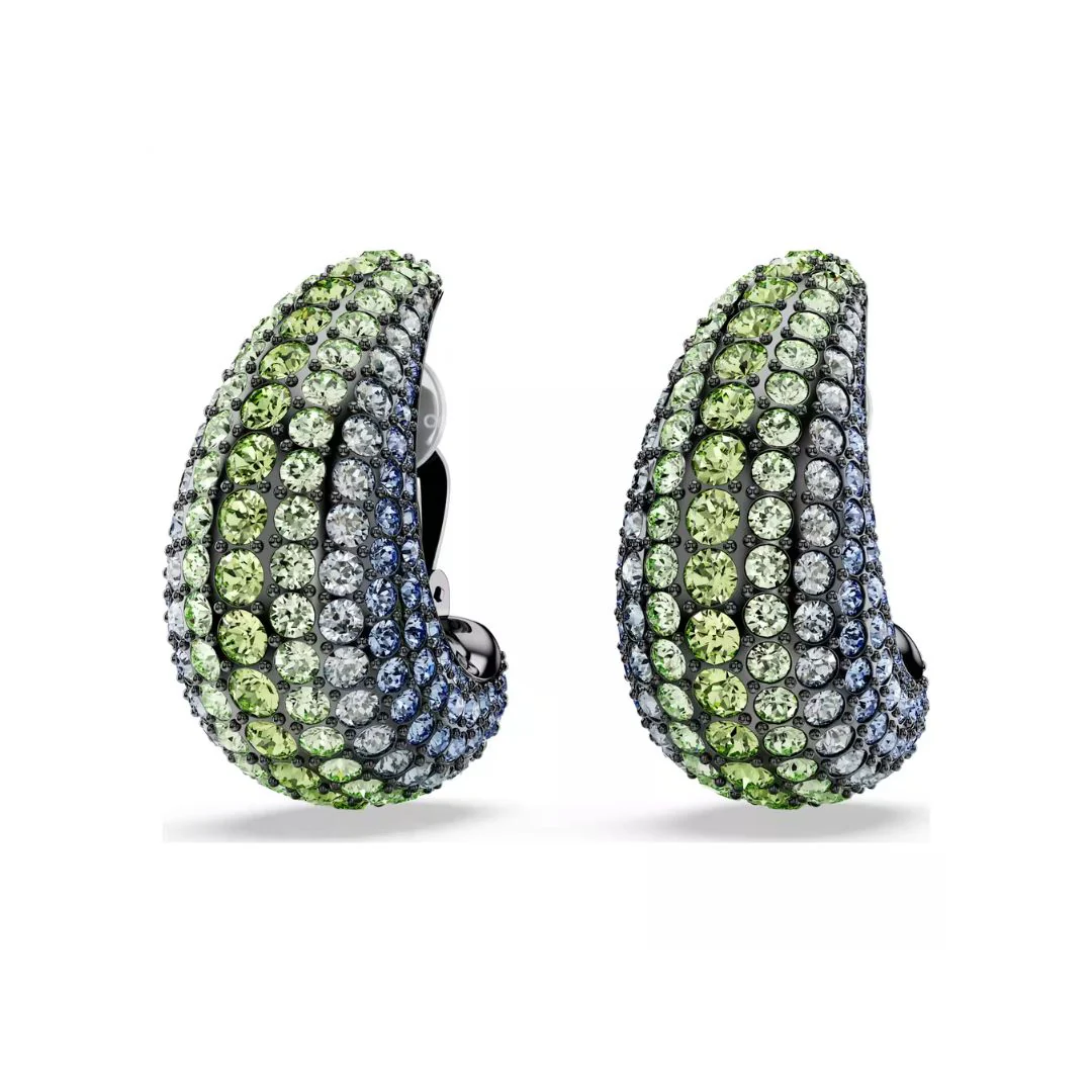 Swarovski Sublima Clip korvakorut, tumma metalli ja eri väriset kristallit 5692111 - Image 2