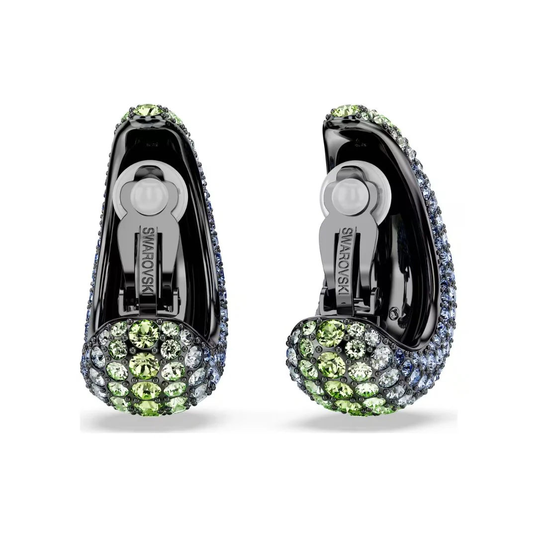 Swarovski Sublima Clip korvakorut, tumma metalli ja eri väriset kristallit 5692111 - Image 3