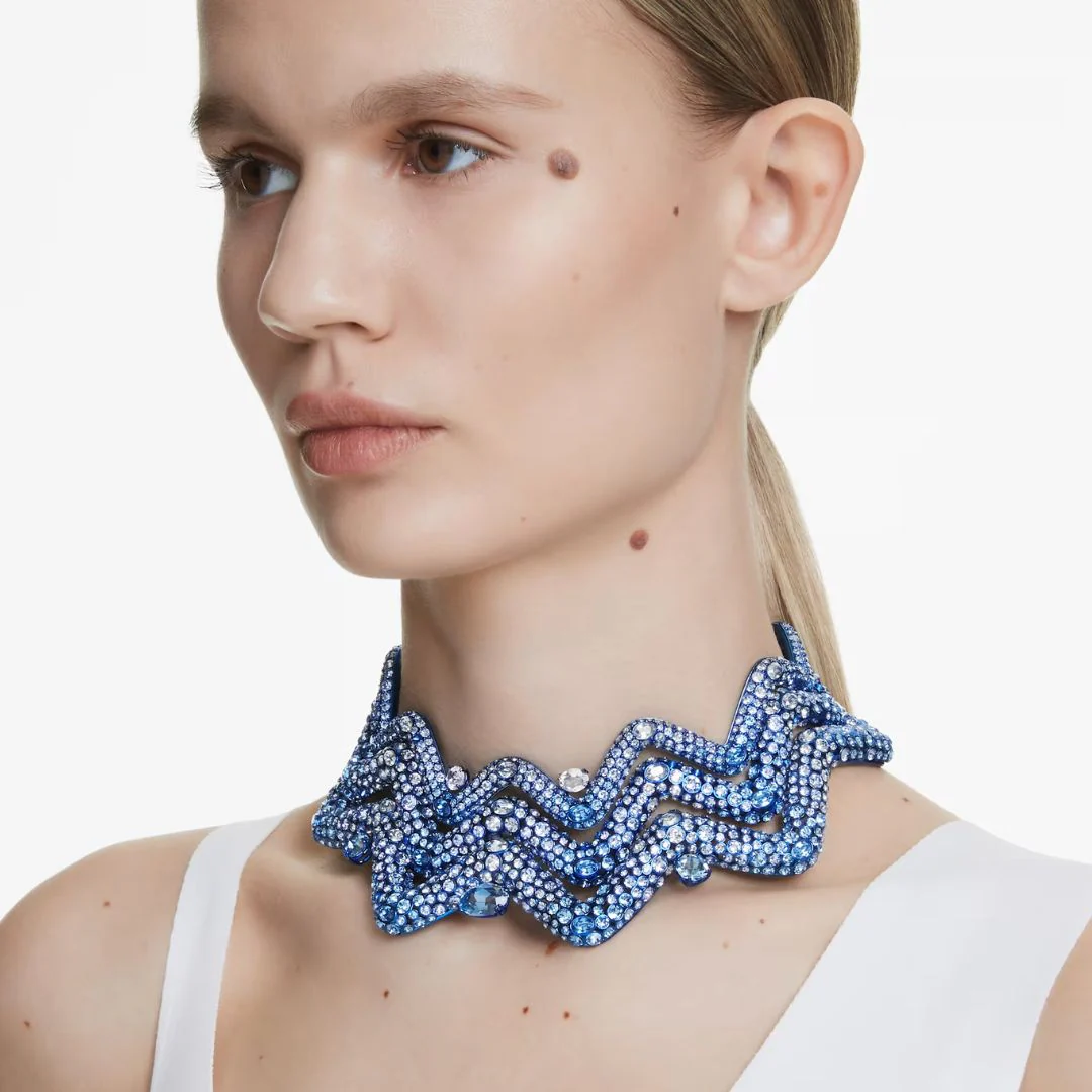 Swarovski Sublima kaulakoru, sininen ja kirkkaat kristallit 5692094 - Image 3
