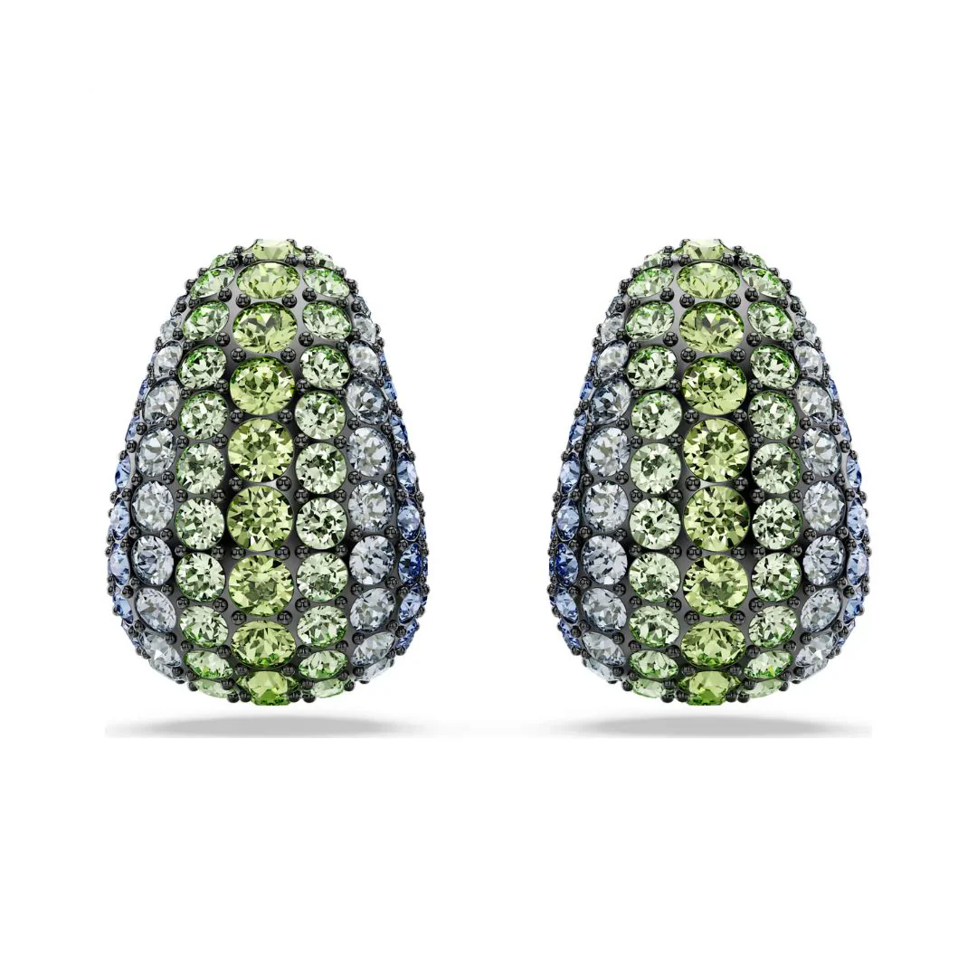 Swarovski Sublima korvakorut, tumma metalli ja eri väriset kristallit 5699565