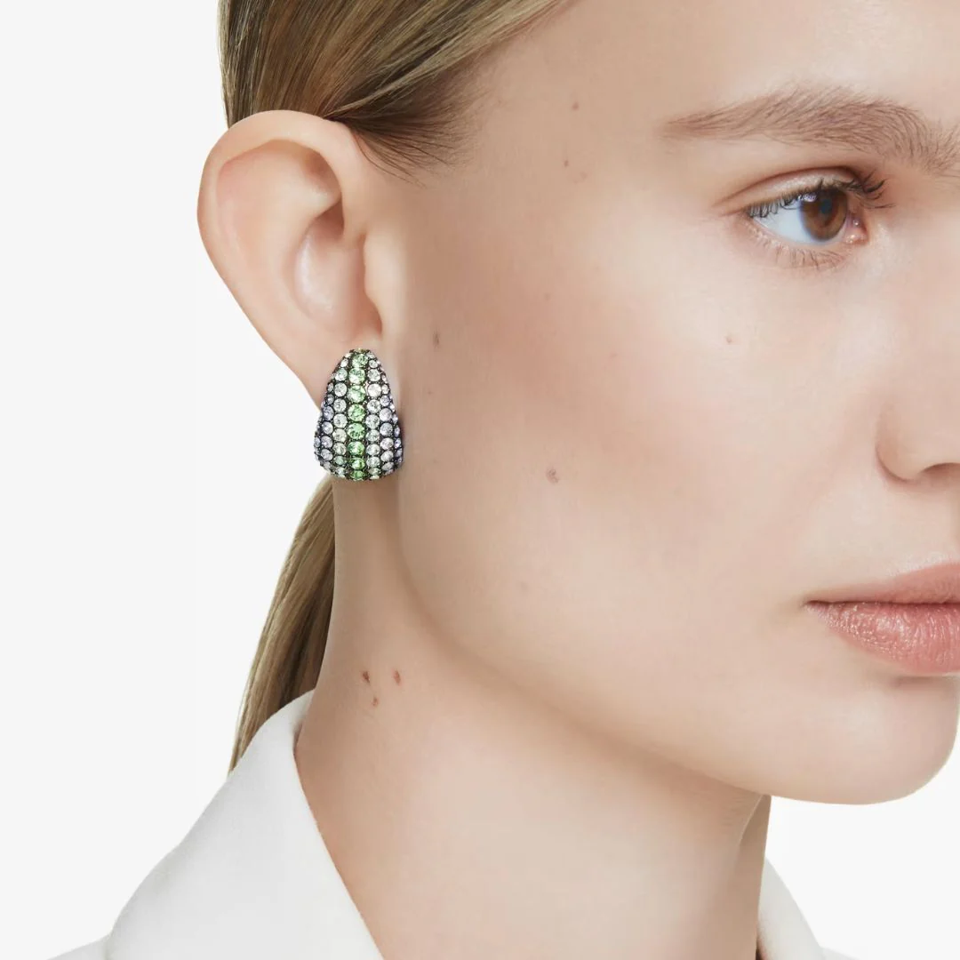Swarovski Sublima korvakorut, tumma metalli ja eri väriset kristallit 5699565 - Image 4