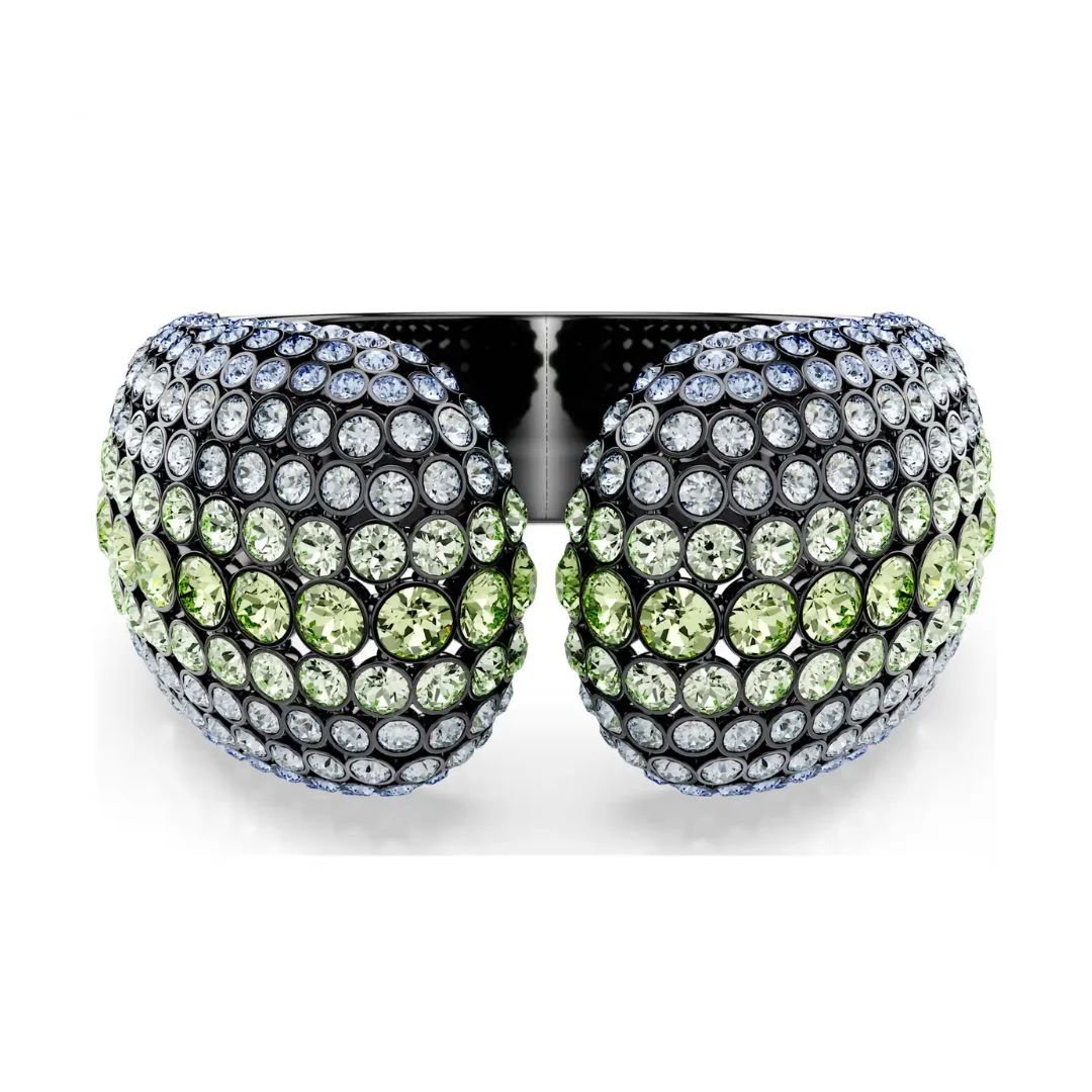 Swarovski Sublima rannekoru, tumma metalli ja eri väriset kristallit