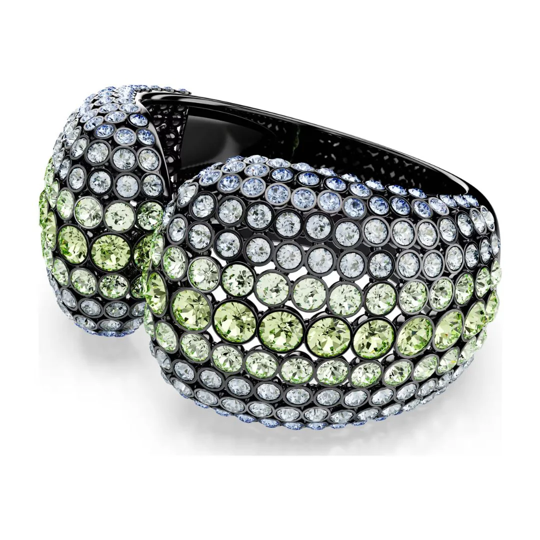 Swarovski Sublima rannekoru, tumma metalli ja eri väriset kristallit - Image 2