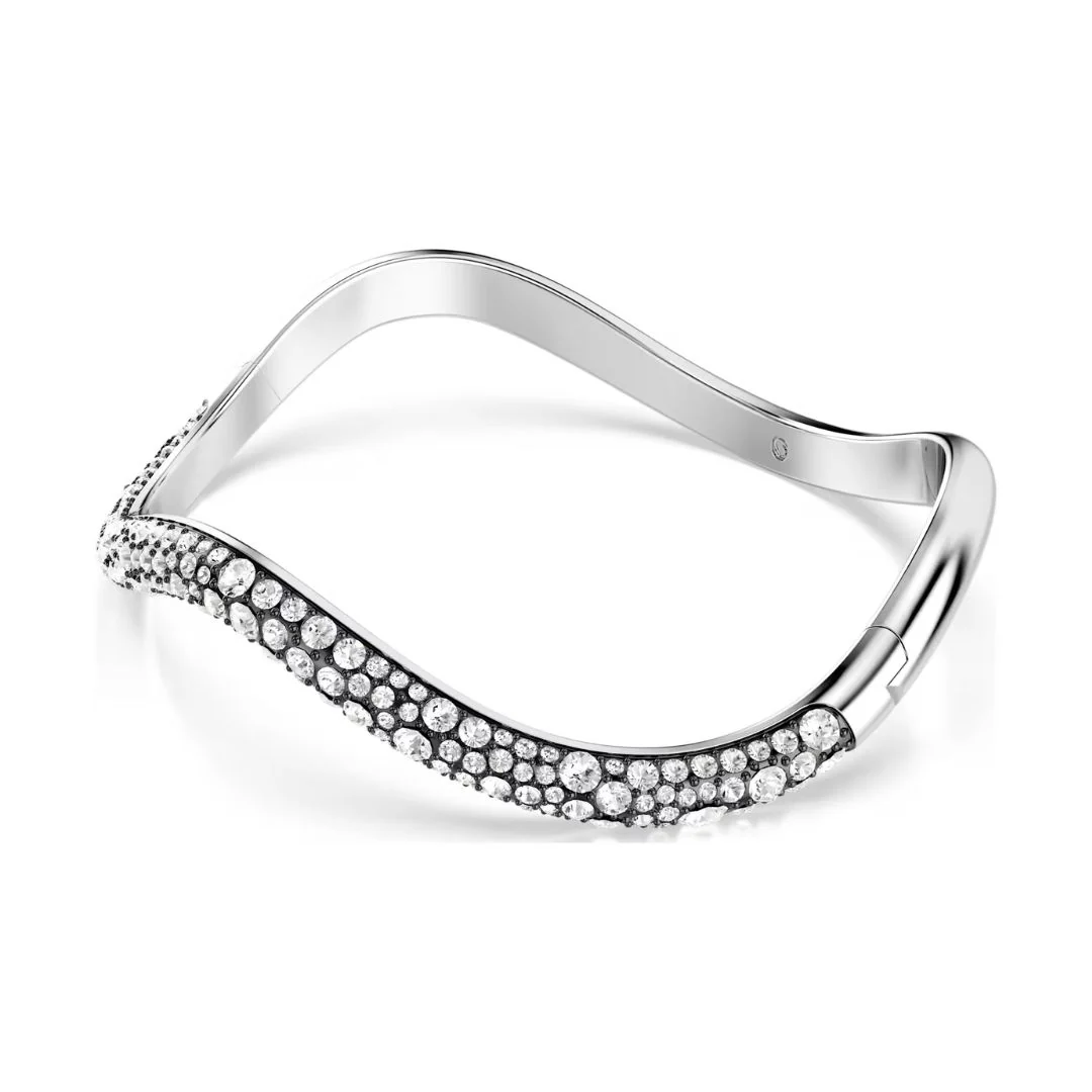 Swarovski Sublima rannekoru, vaalea metalli ja kirkkaat kristallit - Image 2
