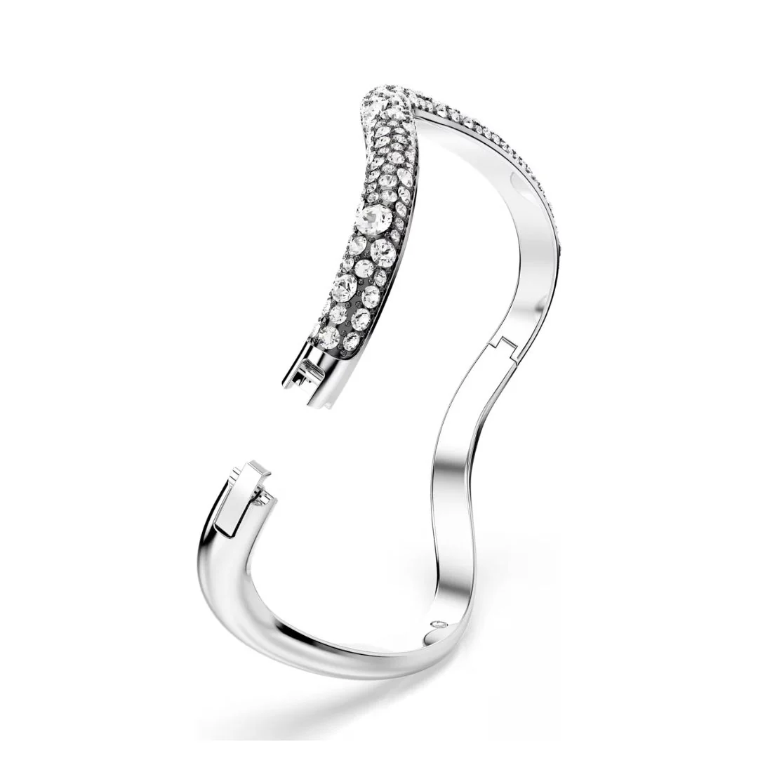 Swarovski Sublima rannekoru, vaalea metalli ja kirkkaat kristallit - Image 3