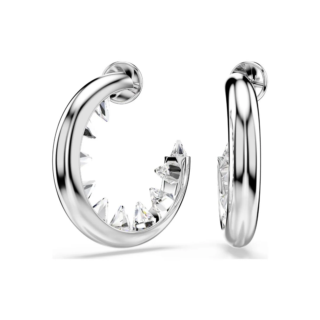 Swarovski Sublima rengaskorvakorut, vaalea metalli ja kirkkaat kristallit 5723288