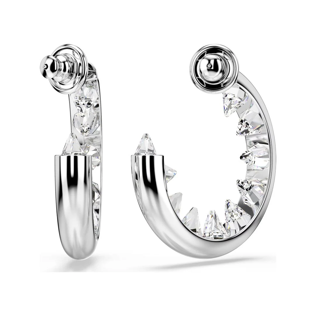 Swarovski Sublima rengaskorvakorut, vaalea metalli ja kirkkaat kristallit 5723288 - Image 4