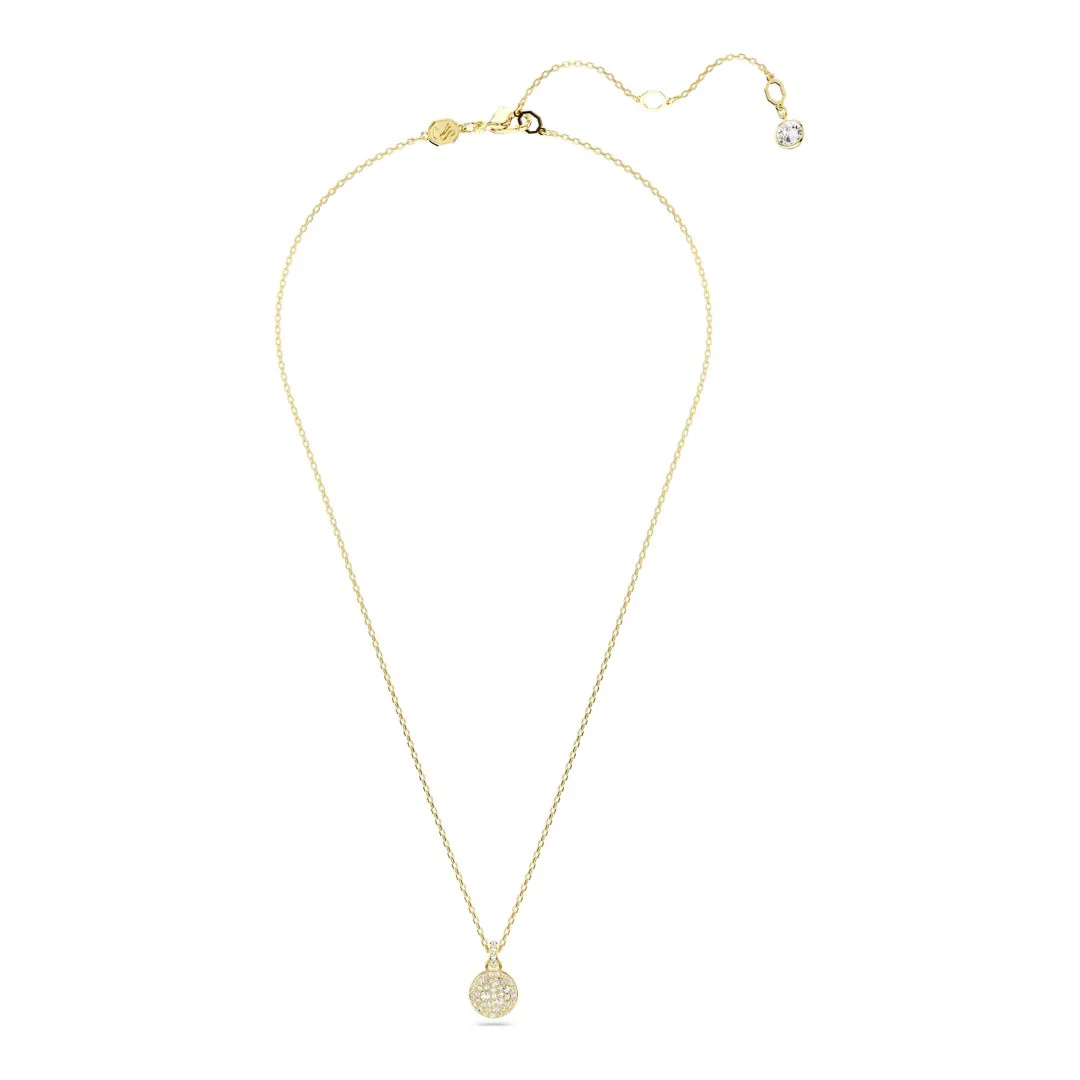 Swarovski Sublima riipus, keltakullattu ja kirkkaat kristallit, 5683443 - Image 3