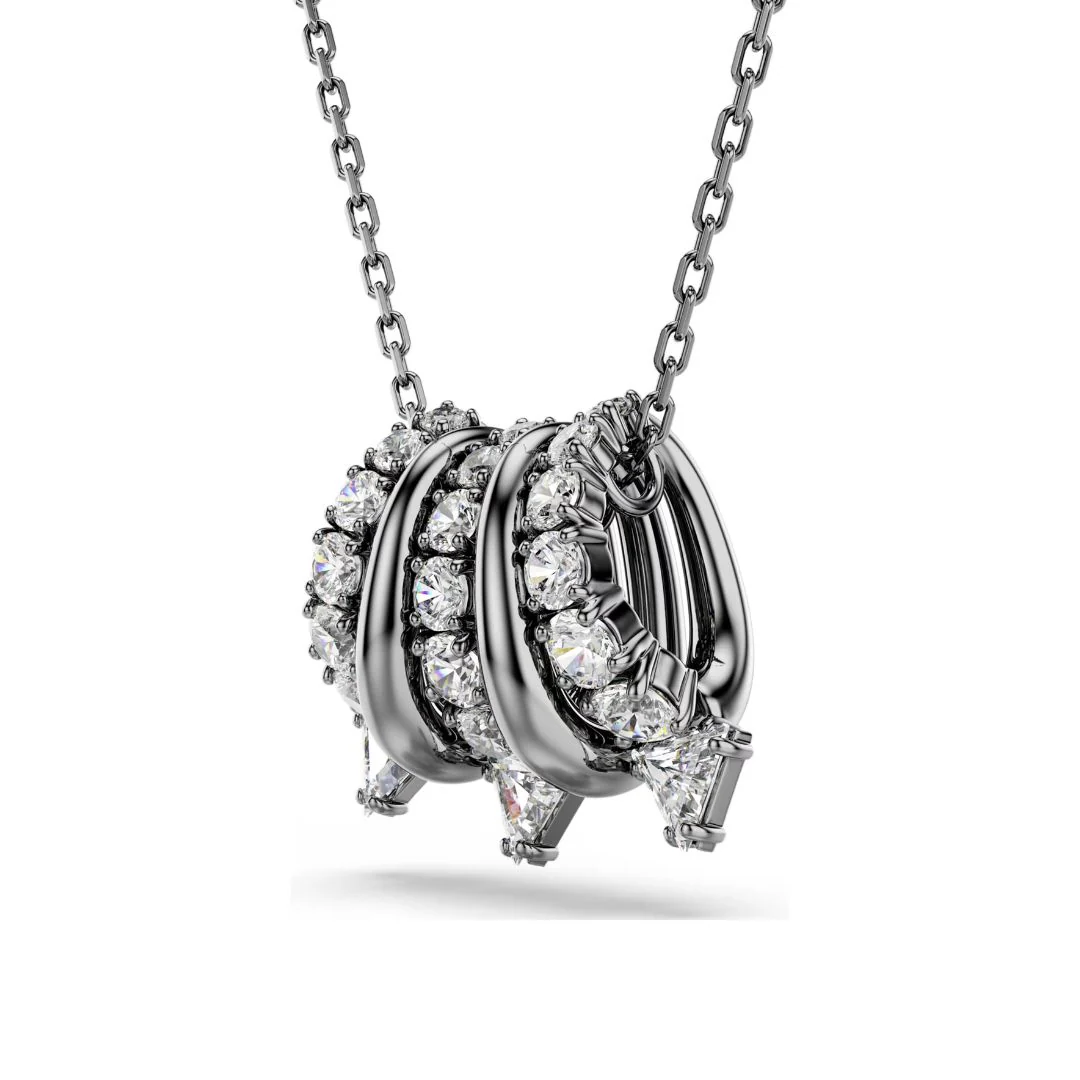 Swarovski Sublima riipus, tumma metalli ja kirkkaat kristallit 5735225 - Image 2