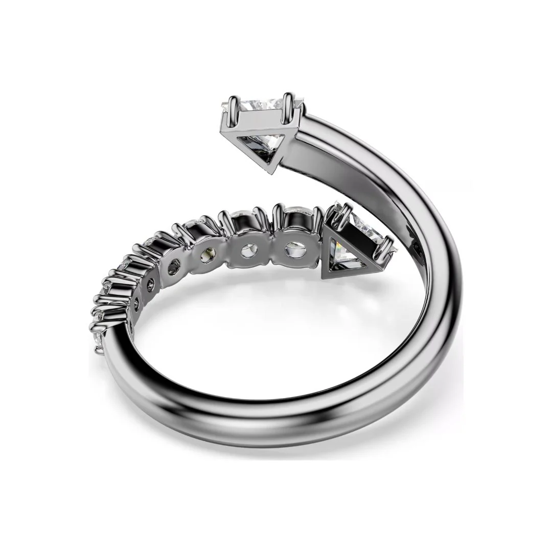 Swarovski Sublima sormus, tumma metalli ja kirkkaat kristallit - Image 4