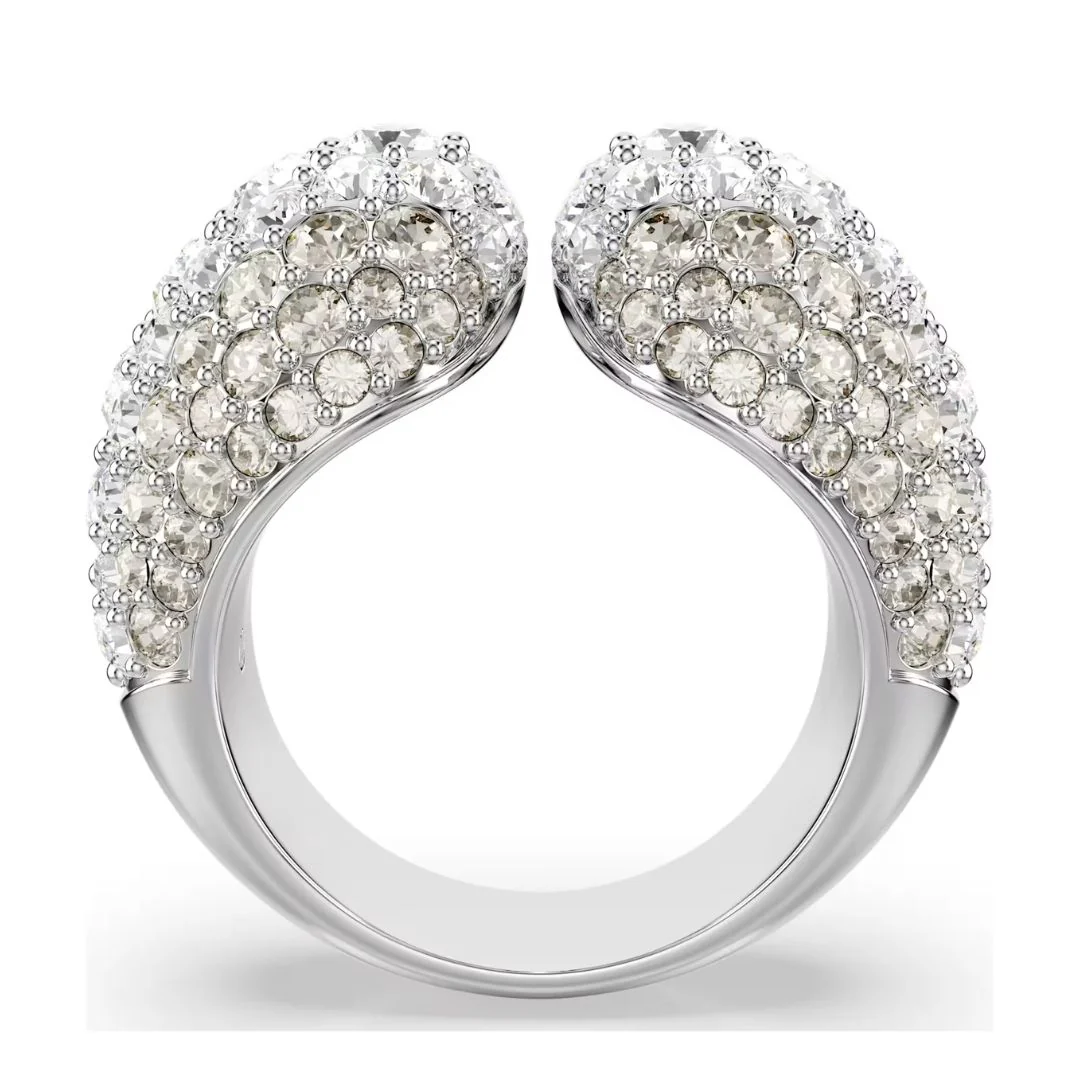 Swarovski Sublima sormus, vaalea metalli ja kirkas kristalli - Image 3