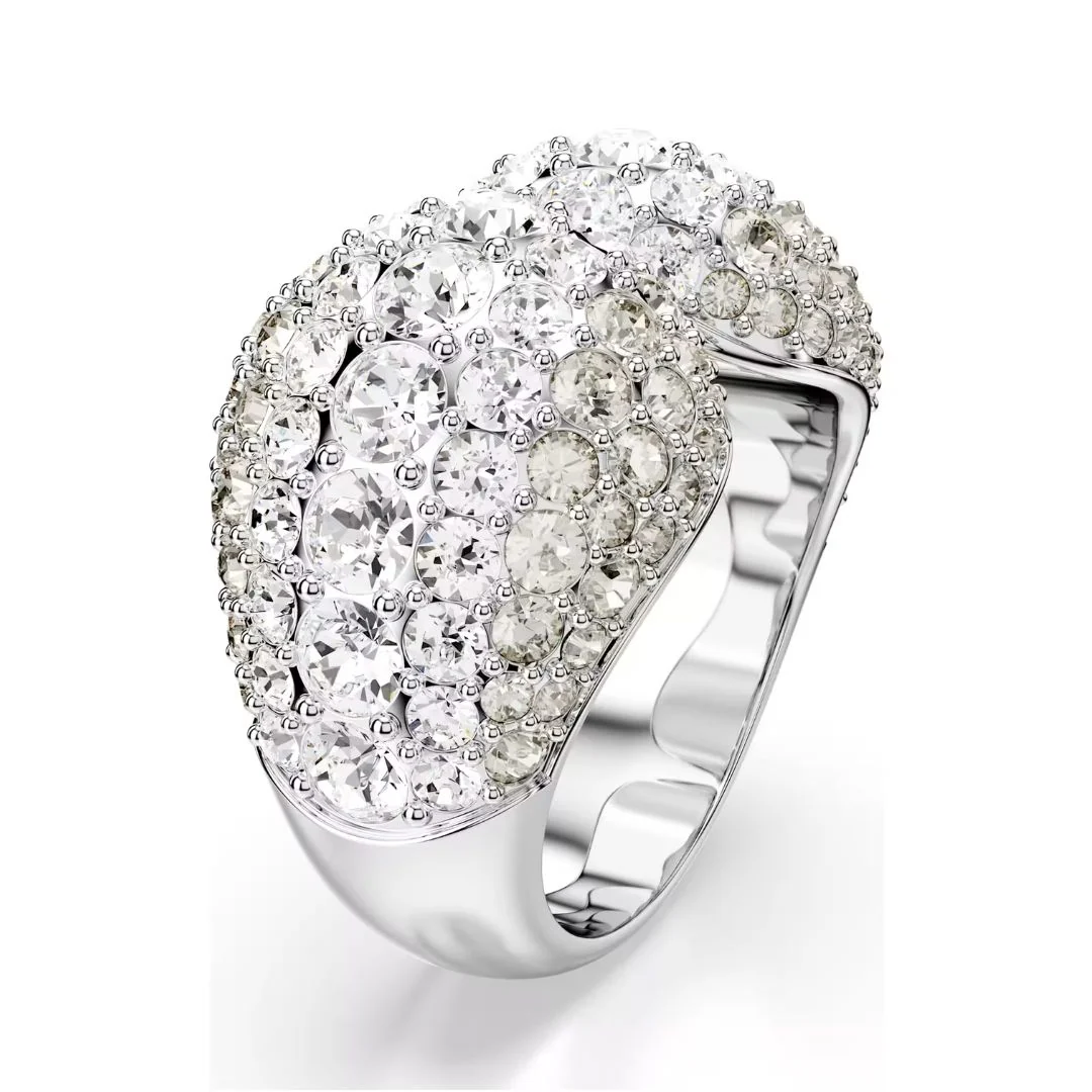 Swarovski Sublima sormus, vaalea metalli ja kirkas kristalli - Image 4